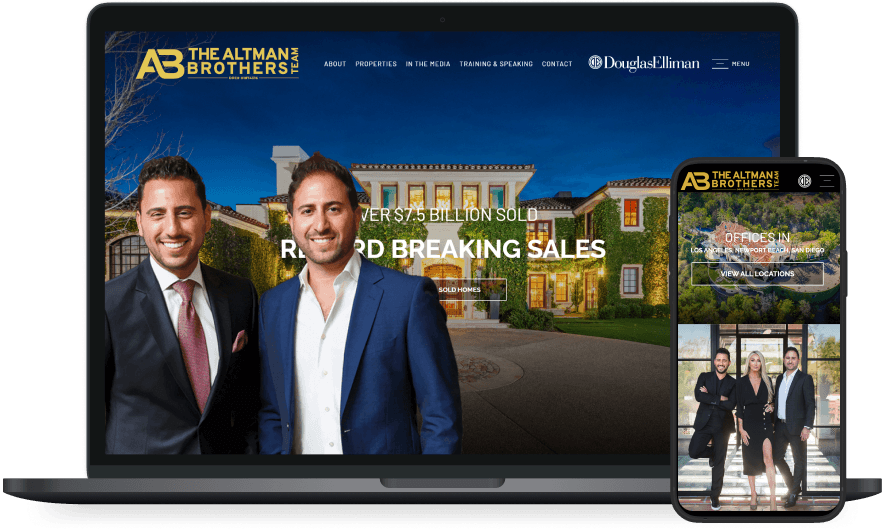 The Altman Brothers's website screenshots